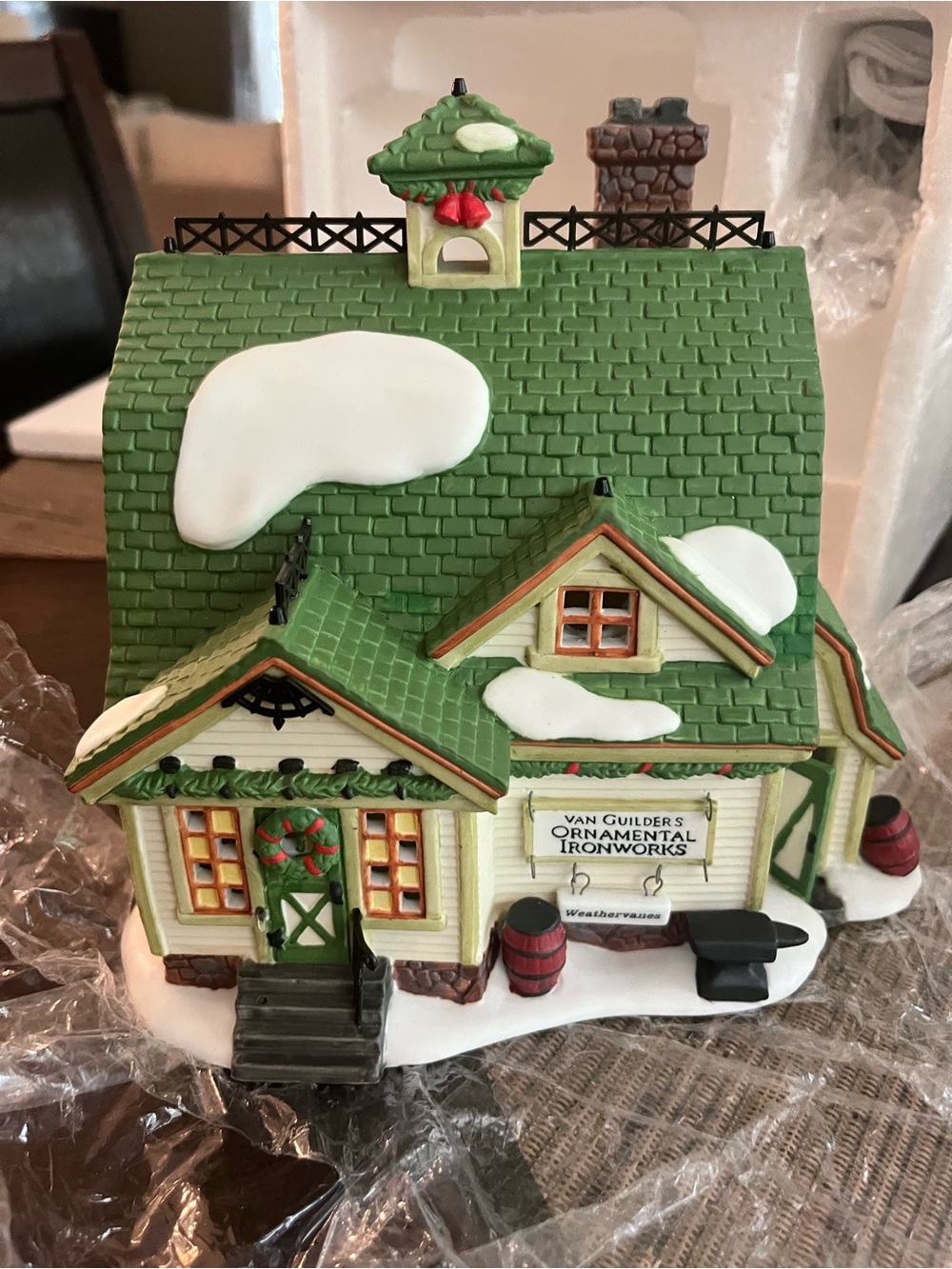 Department 56 New England Village Van guilders ornamental ironwork new